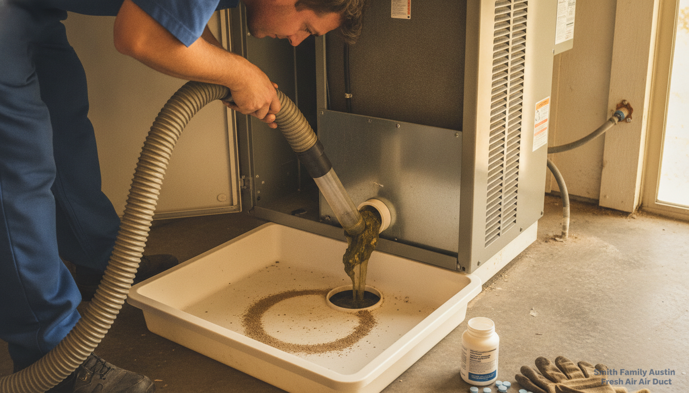 Condensate Drain Line Cleaning